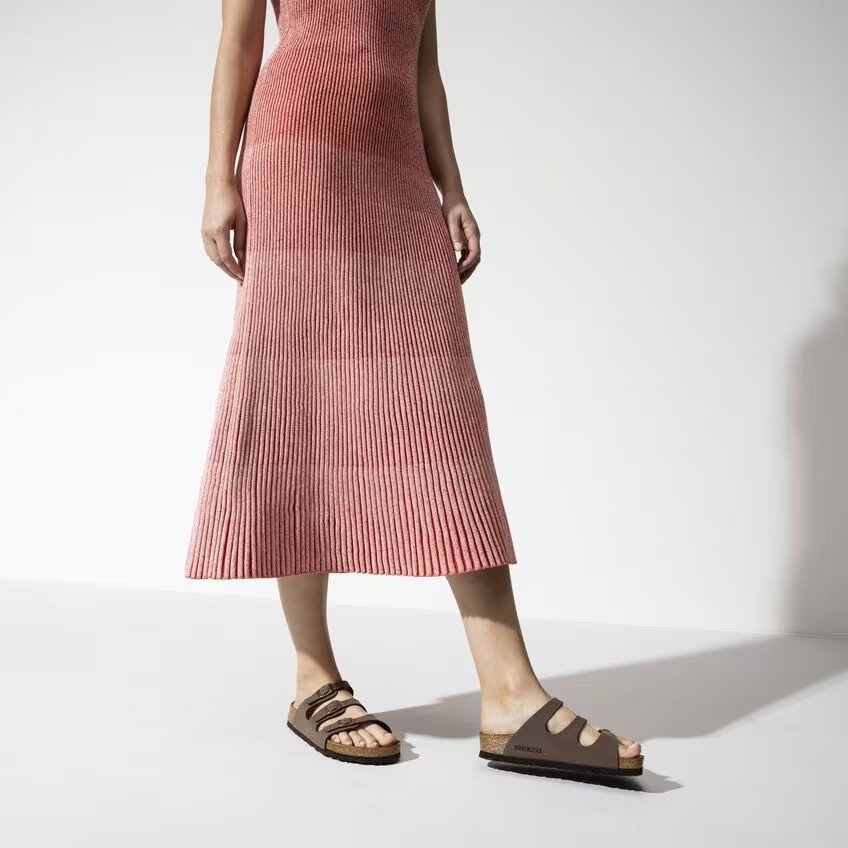 Birkenstock Florida Soft Footbed Birkibuc Mocca