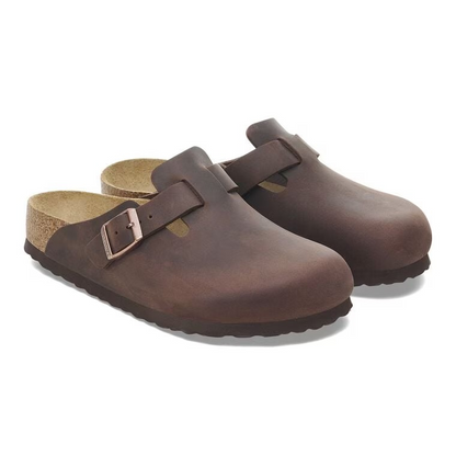 Birkenstock Boston Soft Footbed Oiled Leather Habana