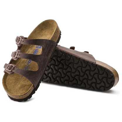 Birkenstock Florida Soft Footbed Oiled Leather Habana