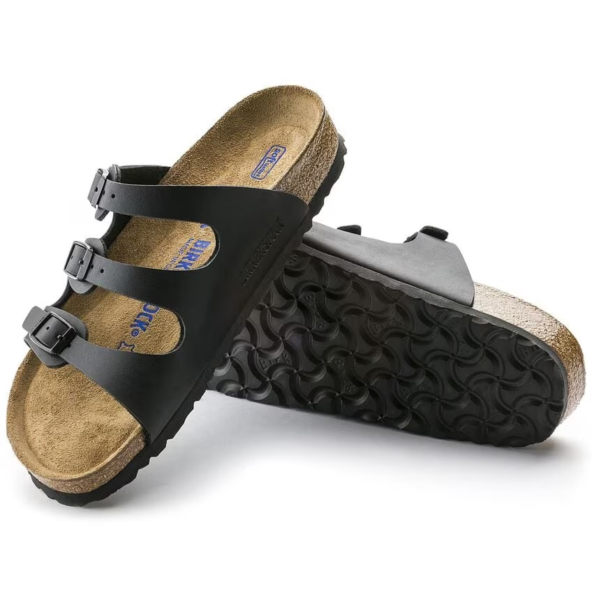 Birkenstock Florida Soft Footbed Birko-Flor Black