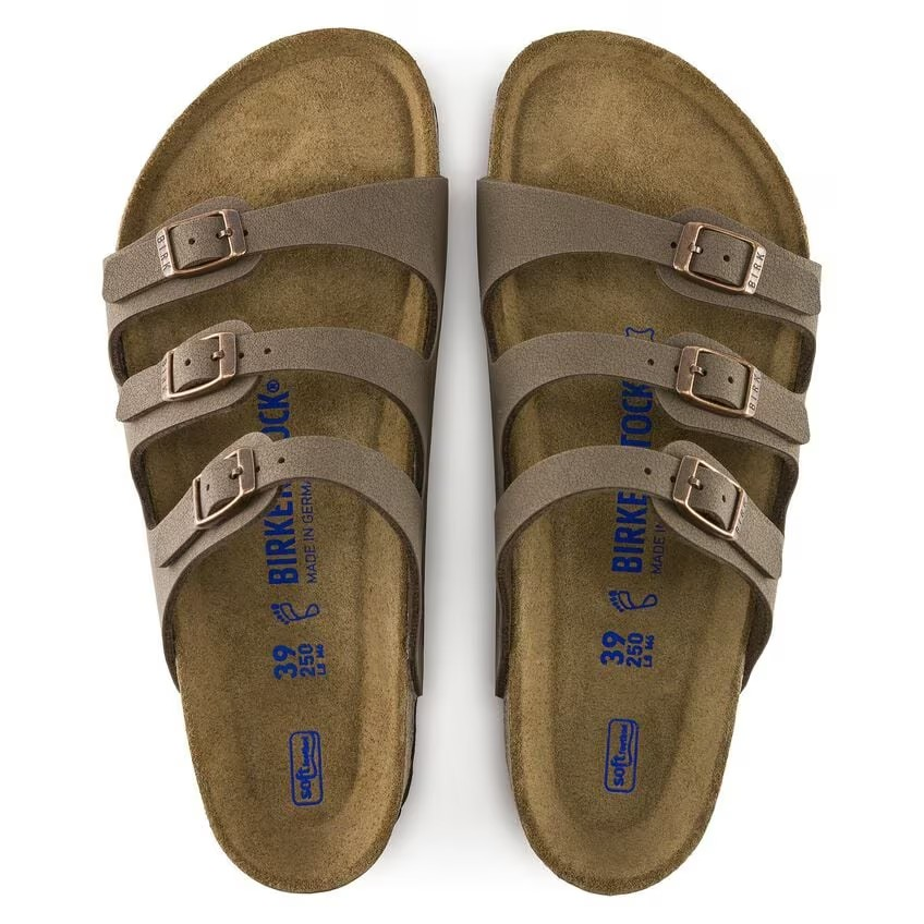 Birkenstock Florida Soft Footbed Birkibuc Mocca
