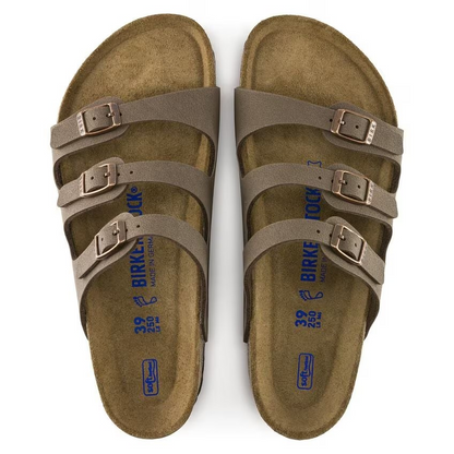 Birkenstock Florida Soft Footbed Birkibuc Mocca