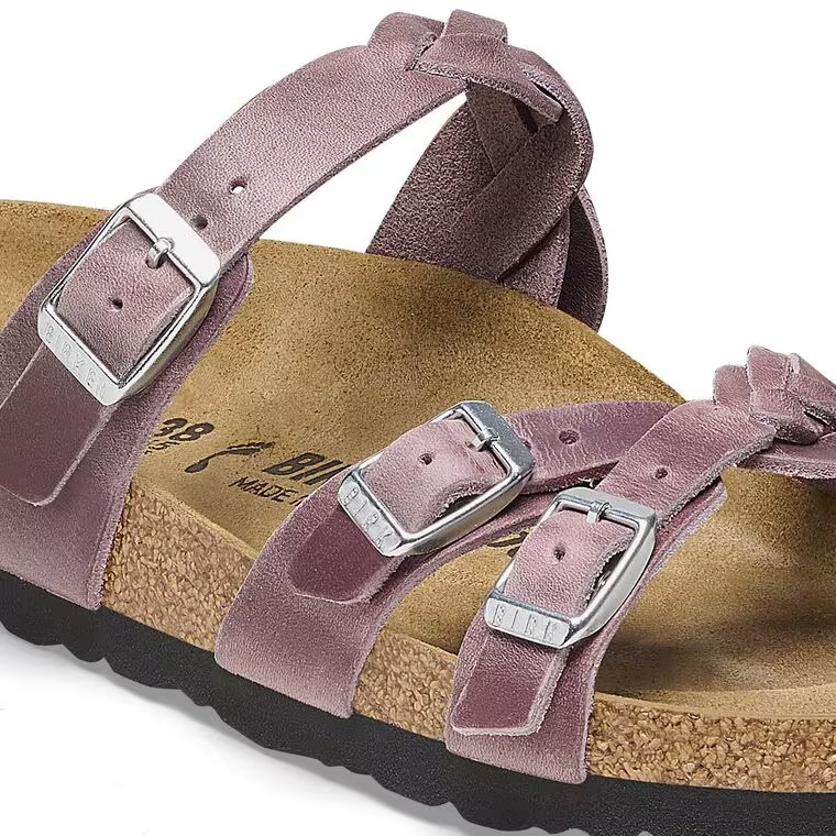 Birkenstock Franca Braided Oiled Leather Lavender