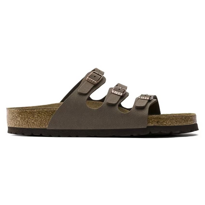 Birkenstock Florida Soft Footbed Birkibuc Mocca